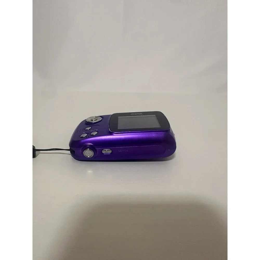 purple Vivitar ViviCam 9112 Digital Camera Untested